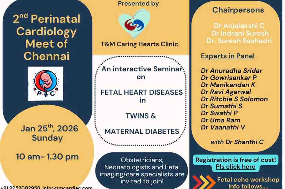 PC Meet 2026: Advancing Insights in Fetal Heart Diseases in Twins and Maternal Diabetes